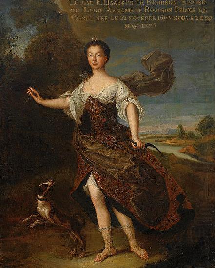 Posthumous portrait of Louise elisabeth de Bourbon, unknow artist